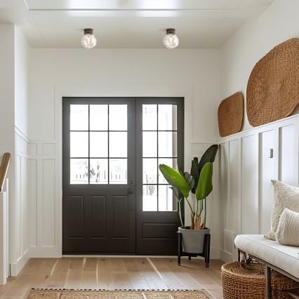 Deckenleuchte LAVA 1xG9/8W/230V Bronze/rauchiges Beige