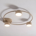 Deckenleuchte LUCIO 3xGX53/10W/230V beige
