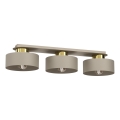 Deckenleuchte MARTI 3xE27/15W/230V beige/golden