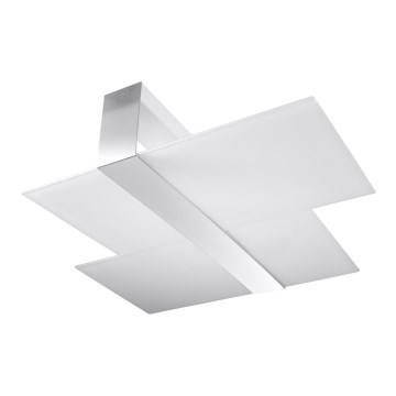 Deckenleuchte MASSIMO 2xE27/60W/230V weiß/glänzendes Chrom