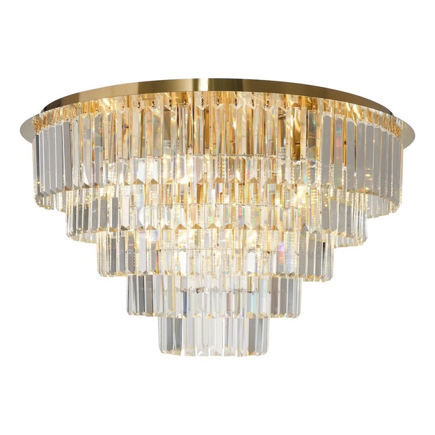 Deckenleuchte MILANO 12xE14/40W/230V golden