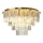 Deckenleuchte MILANO 9xE14/40W/230V golden