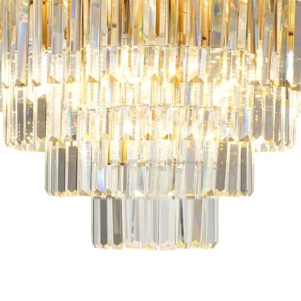 Deckenleuchte MILANO 9xE14/40W/230V golden