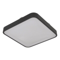 Deckenleuchte mit Sensor WILTON, 2xE27/60W/230V, 33x33 cm, Anthrazit