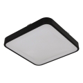 Deckenleuchte mit Sensor WILTON 2xE27/60W/230V 33x33 cm schwarz