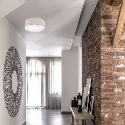 Deckenleuchte MONTE 1xE27/60W/230V, Ø 35 cm, Beige