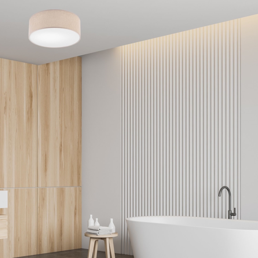 Deckenleuchte MONTE 1xE27/60W/230V Ø 35 cm braun