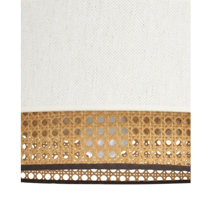 Deckenleuchte NATIA 1xE27/60W/230V weiß/braun