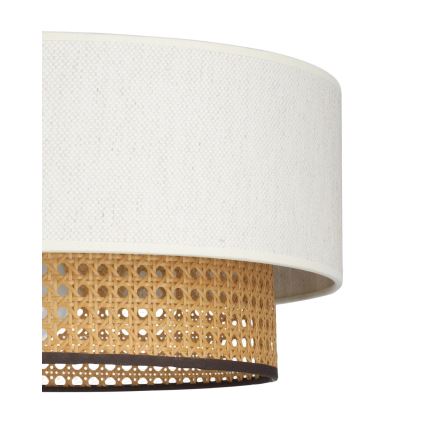 Deckenleuchte NATIA 1xE27/60W/230V weiß/braun