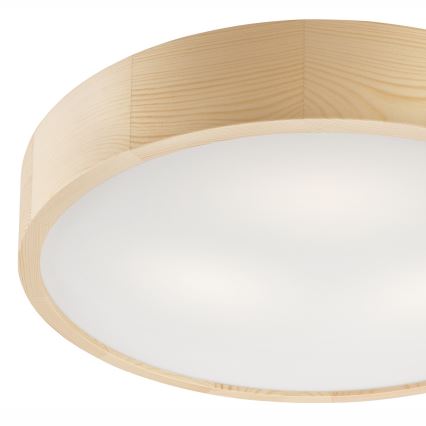 Deckenleuchte NATURAL 3xE27/60W/230V ø 47 cm Kiefer - FSC-zertifiziert
