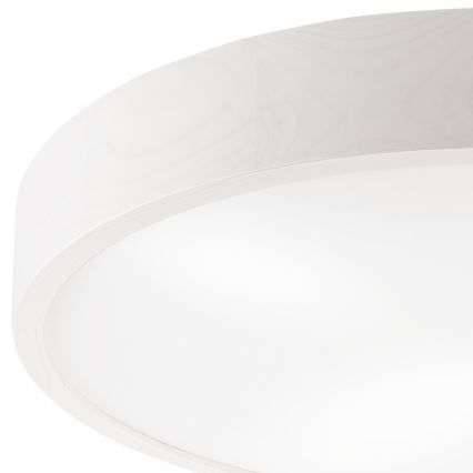 Deckenleuchte NATURAL 4xE27/60W/230V ø 57,5 cm weiß/Kiefer