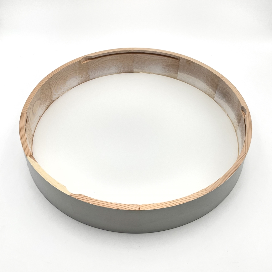 Deckenleuchte NATURAL 5xE27/15W/230V Ø 47,5 cm Kiefer/Weiß