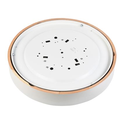 Deckenleuchte NATURAL 5xE27/15W/230V Ø 47,5 cm Kiefer/Weiß