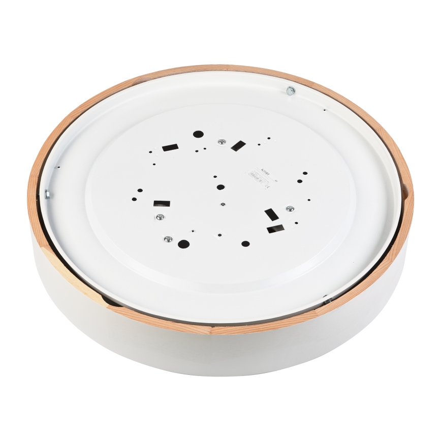 Deckenleuchte NATURAL 5xE27/15W/230V Ø 47,5 cm Kiefer/Weiß