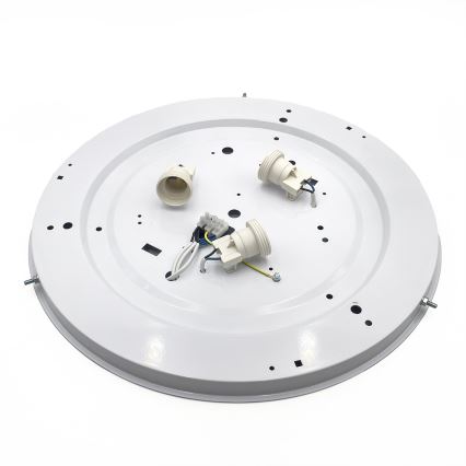 Deckenleuchte NATURAL 5xE27/15W/230V Ø 47,5 cm Kiefer/Weiß