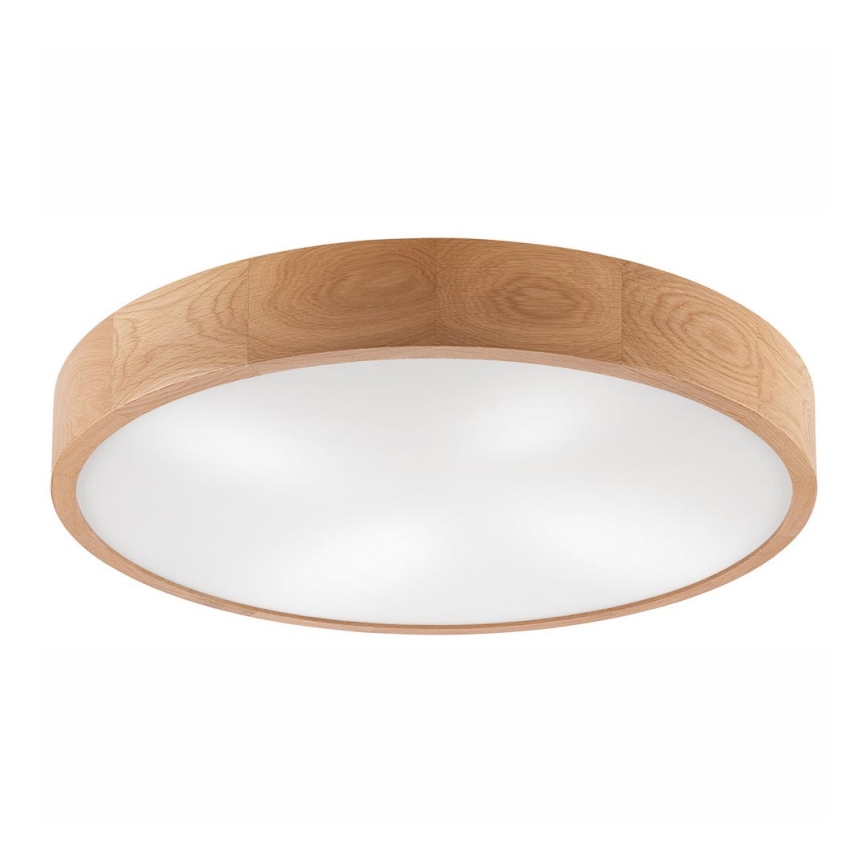 Deckenleuchte OAK 4xE27/60W/230V ø 57,5 cm Eiche