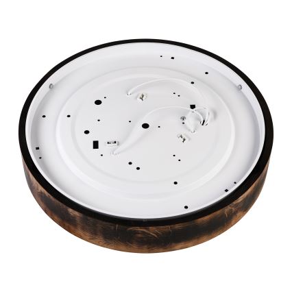 Deckenleuchte OAK SMOKY 3xE27/15W/230V Ø 47,5 cm Eiche/dunkelbraun