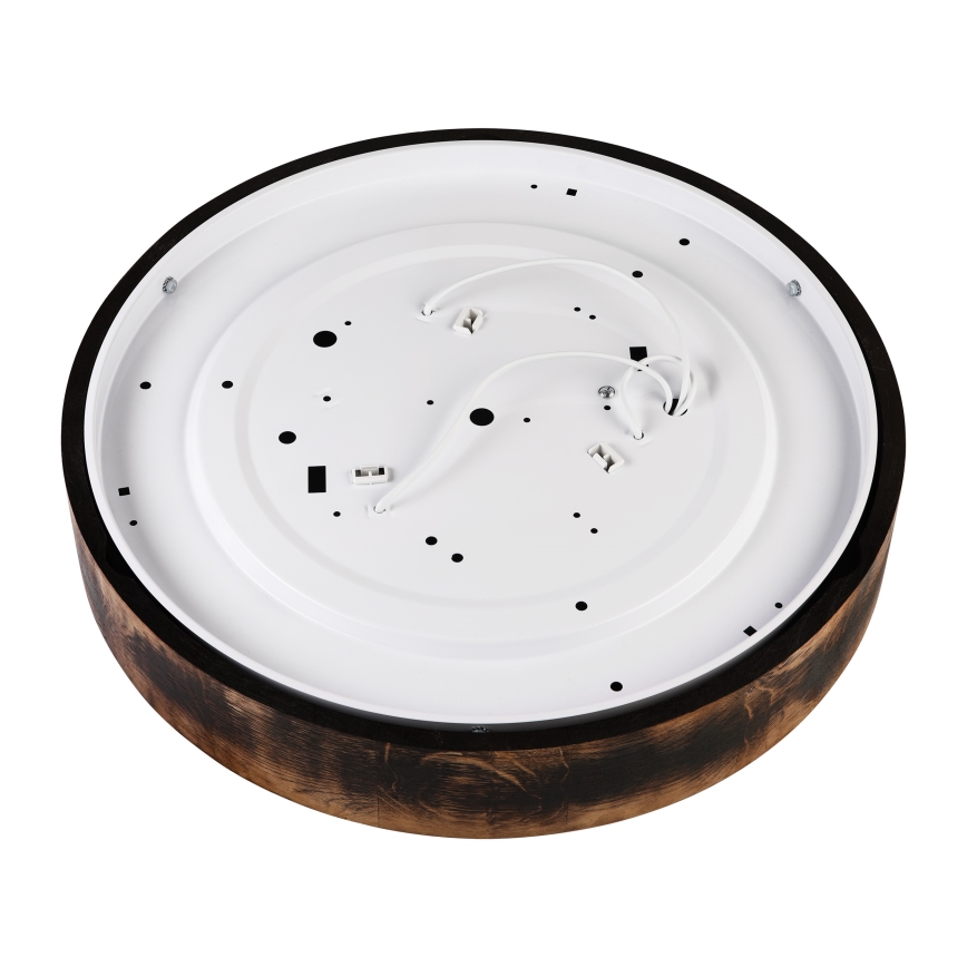 Deckenleuchte OAK SMOKY 3xE27/15W/230V Ø 47,5 cm Eiche/dunkelbraun