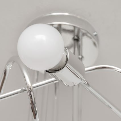 Deckenleuchte OXFORD 5xE27/15W/230V, glänzender Chrom