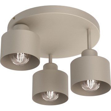 Deckenleuchte PARKLA 3xE27/15W/230V beige