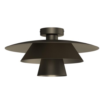 Deckenleuchte PLATO 1xE27/15W/230V Ø 32 cm anthrazit