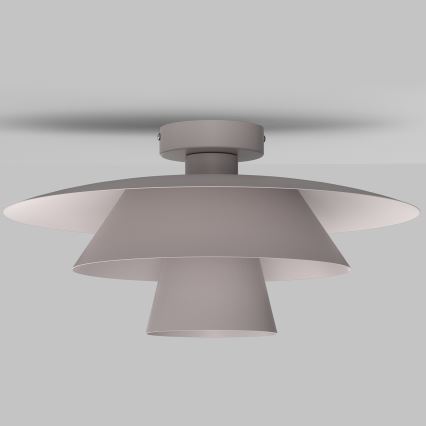 Deckenleuchte PLATO 1xE27/15W/230V Ø 32 cm cremefarben
