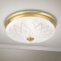 Deckenleuchte PORTO 2xE27/40W/230V d 37 cm golden