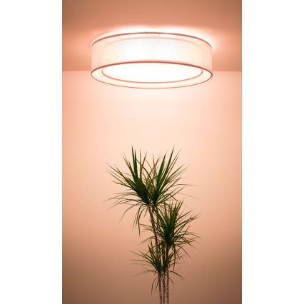 Deckenleuchte PURO 2xE27/40W/230V Ø 50 cm rosa