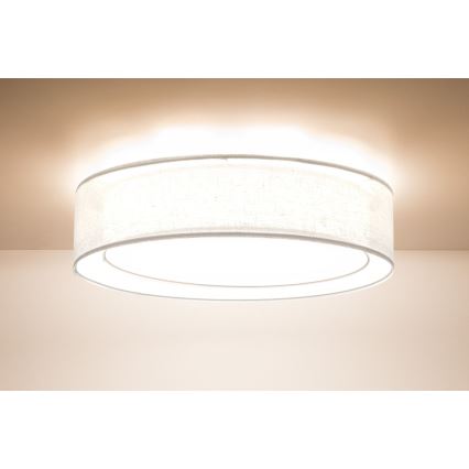 Deckenleuchte PURO 2xE27/40W/230V Ø 50 cm weiß