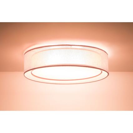 Deckenleuchte PURO 2xE27/40W/230V Ø 60 cm rosa