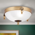 Deckenleuchte ROCCA 2xE27/60W/230V d 31 cm bronzen/weiß