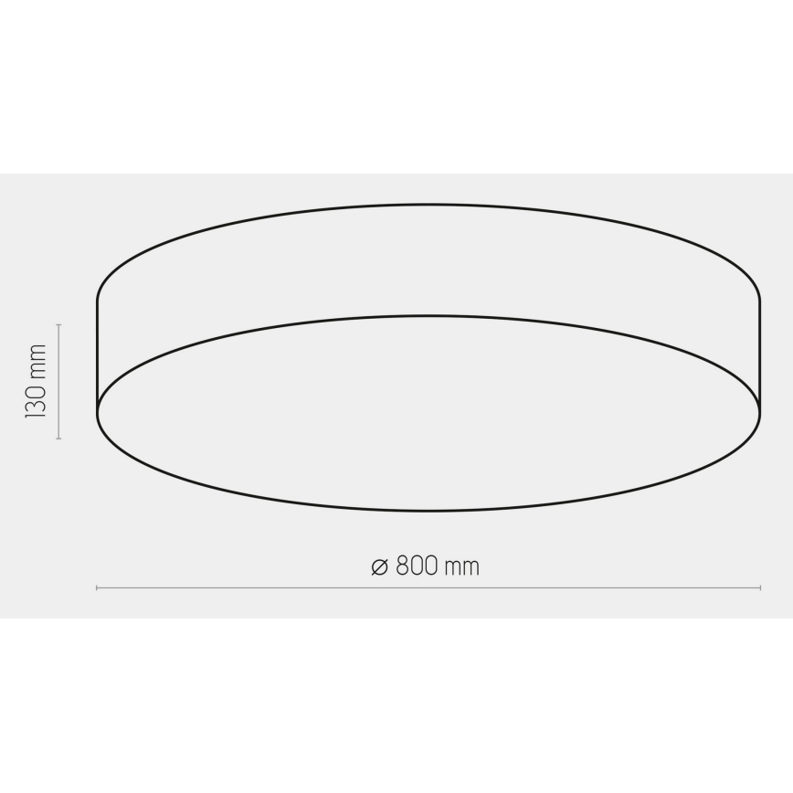 Deckenleuchte RONDO 6xE27/15W/230V Durchschn. 80 cm weiß