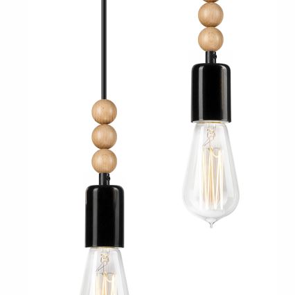 Deckenleuchte an Seil SIMON 5xE27/60W/230V