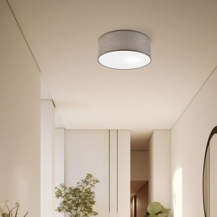 Deckenleuchte SIRJA 1xE27/15W/230V Durchmesser 35 cm braun