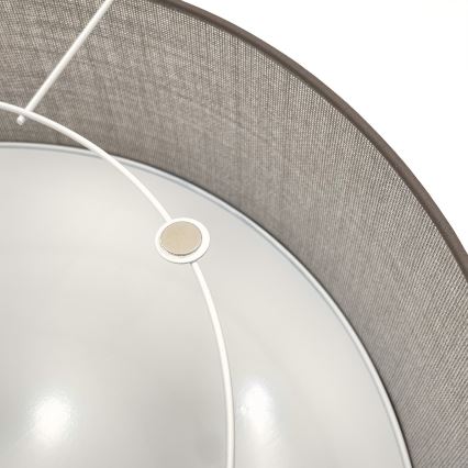 Deckenleuchte SIRJA 1xE27/15W/230V Durchmesser 35 cm braun