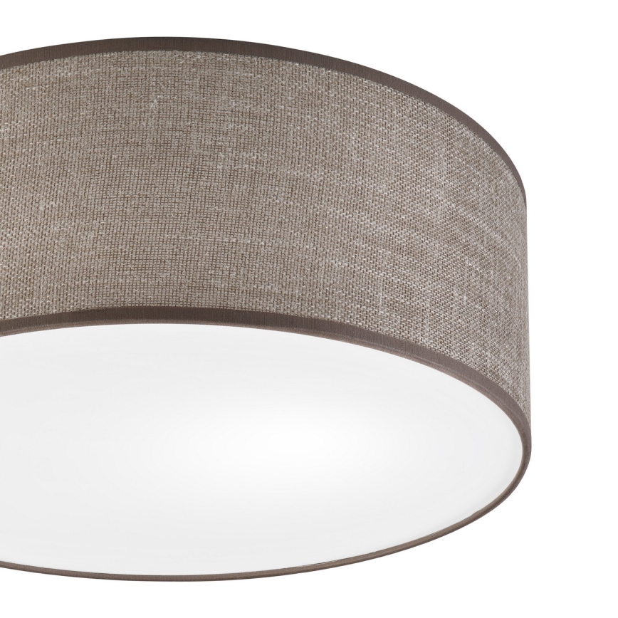 Deckenleuchte SIRJA 1xE27/15W/230V Durchmesser 35 cm braun