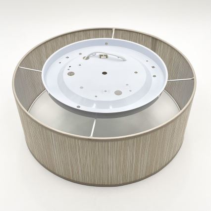 Deckenleuchte SIRJA 1xE27/15W/230V Ø 35 cm beige