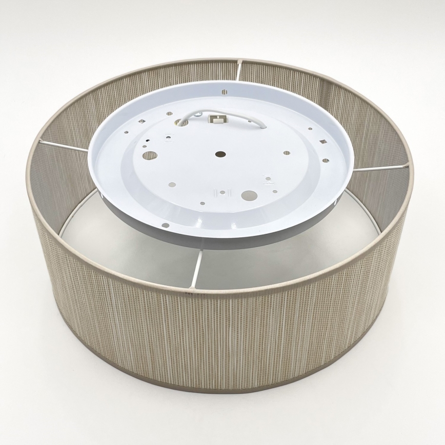 Deckenleuchte SIRJA 1xE27/15W/230V Ø 35 cm beige