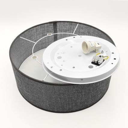 Deckenleuchte SIRJA 1xE27/15W/230V Ø 35 cm grau