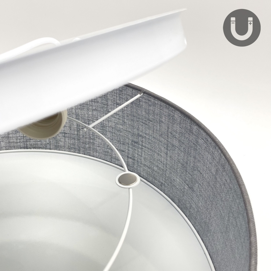 Deckenleuchte SIRJA 1xE27/15W/230V Ø 35 cm grau