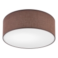 Deckenleuchte SIRJA 1xE27/60W/230V Ø 35 cm Braun