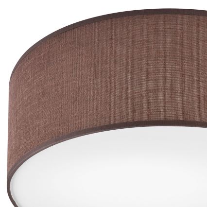 Deckenleuchte SIRJA 1xE27/60W/230V Ø 35 cm Braun