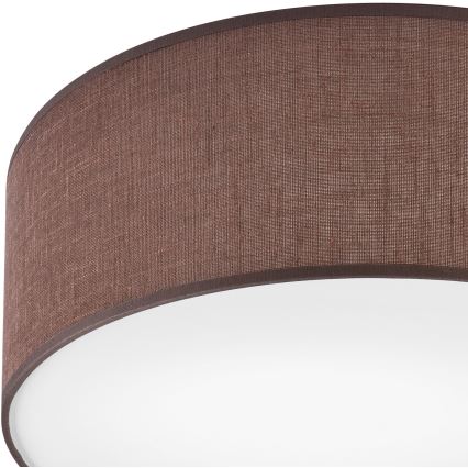 Deckenleuchte SIRJA 1xE27/60W/230V Ø 35 cm Braun