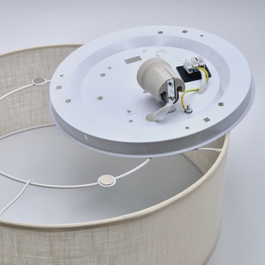 Deckenleuchte SIRJA 1xE27/60W/230V Ø 35 cm cremefarben