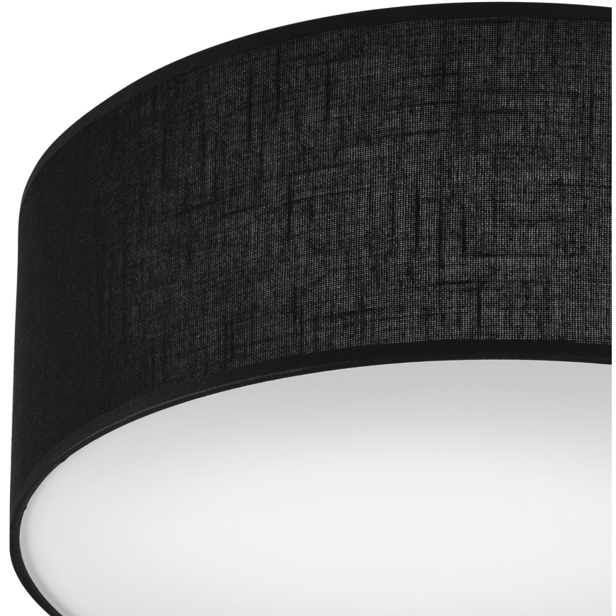 Deckenleuchte SIRJA 1xE27/60W/230V Ø 35 cm Schwarz