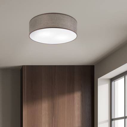 Deckenleuchte SIRJA 2xE27/15W/230V Durchmesser 45 cm braun