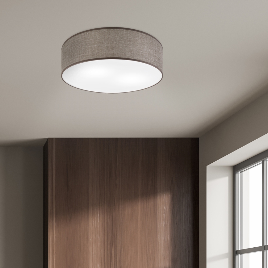 Deckenleuchte SIRJA 2xE27/15W/230V Durchmesser 45 cm braun