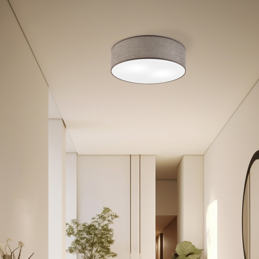 Deckenleuchte SIRJA 2xE27/15W/230V Durchmesser 45 cm braun