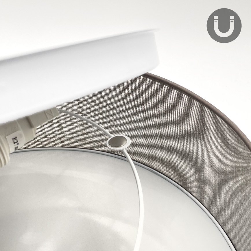 Deckenleuchte SIRJA 2xE27/15W/230V Durchmesser 45 cm braun