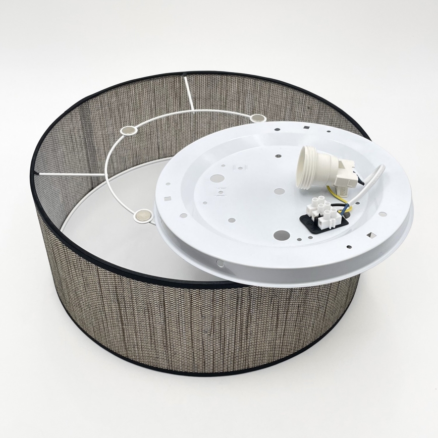 Deckenleuchte SIRJA 2xE27/15W/230V Ø 35 cm braun